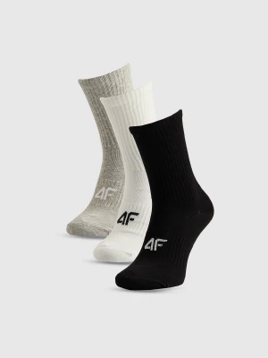 4F Skarpetki długie (3-pack) damskie - multikolor 35-38