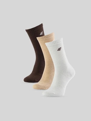4F Skarpetki długie (3-pack) damskie - multikolor 35-38