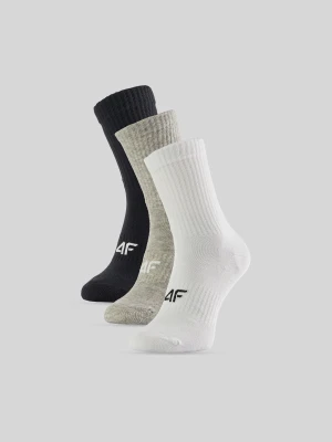 4F Skarpetki długie (3-pack) damskie - multikolor 35-38