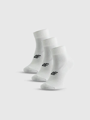 4F Skarpetki długie (3-pack) męskie - białe 43-46