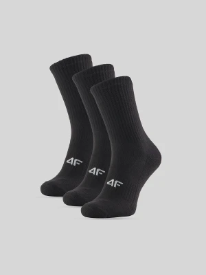 4F Skarpetki długie (3-pack) męskie - czarne 43-46