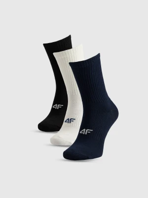 4F Skarpetki długie (3-pack) męskie - multikolor 43-46