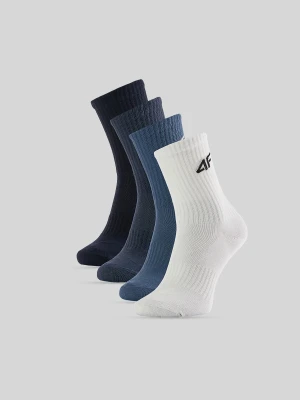 4F Skarpetki długie (4-pack) chłopięce - multikolor 38-40