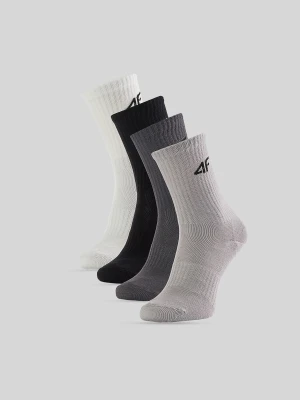 4F Skarpetki długie (4-pack) chłopięce - multikolor 32-34