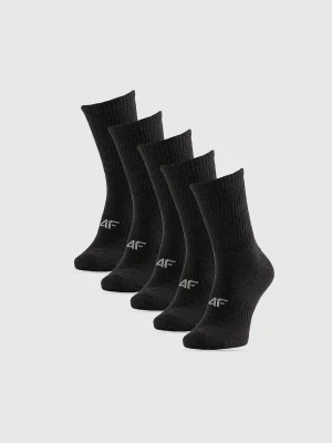 4F Skarpetki długie (5-pack) męskie - szare 39-42