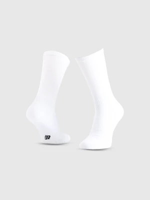 4F Skarpetki do biegania za kostkę uniseks - białe 35-38