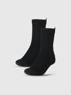 4F Skarpetki do biegania za kostkę uniseks - czarne 35-38