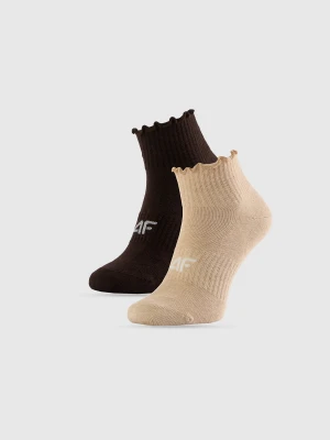 4F Skarpetki krótkie (2-pack) damskie - multikolor 39-42