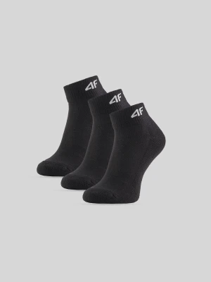 4F Skarpetki krótkie (3-pack) chłopięce - czarne 32-34