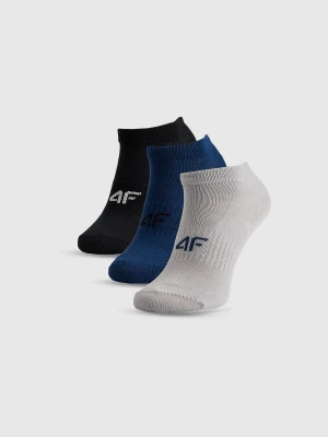 4F Skarpetki krótkie (3-pack) chłopięce - multikolor 32-34