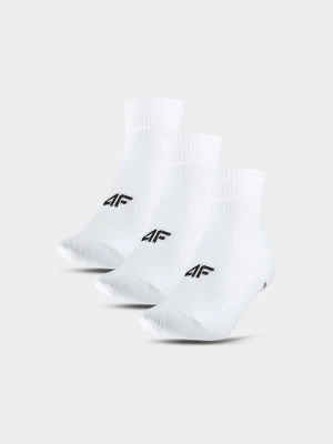 4F Skarpetki krótkie (3-pack) damskie - białe 39-42