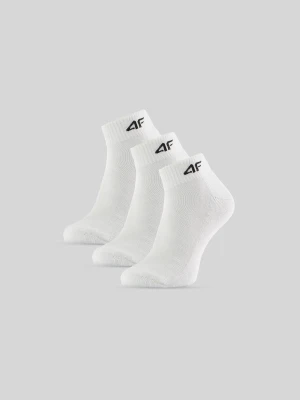 4F Skarpetki krótkie (3-pack) dziewczęce - białe 38-40