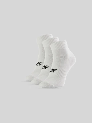 4F Skarpetki krótkie (3-pack) męskie - białe 43-46