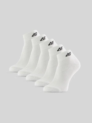 4F Skarpetki krótkie (5-pack) chłopięce - białe 38-40