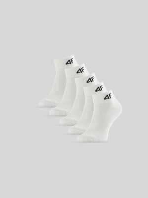 4F Skarpetki krótkie (5-pack) dziewczęce - białe 38-40