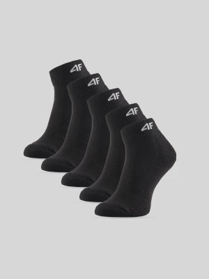 4F Skarpetki krótkie (5-pack) dziewczęce - czarne 38-40