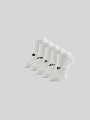4F Skarpetki krótkie (5-pack) męskie - białe 43-46