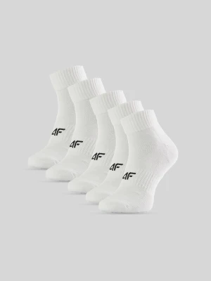 4F Skarpetki krótkie (5-pack) męskie - białe 39-42