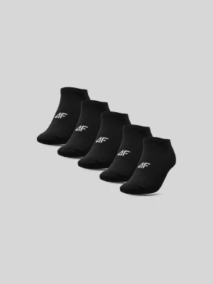4F Skarpetki krótkie (5-pack) męskie - czarne 39-42