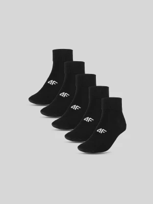 4F Skarpetki krótkie (5-pack) męskie - czarne 43-46