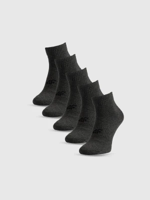 4F Skarpetki krótkie (5-pack) męskie - szare 39-42