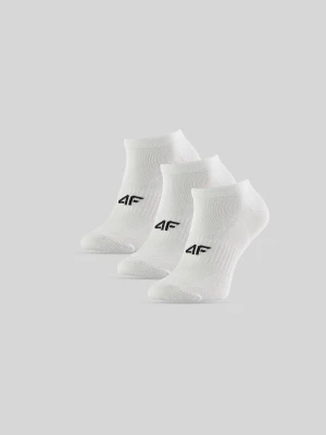 4F Skarpetki stopki (3-pack) damskie - białe 35-38