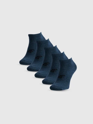4F Skarpetki stopki (5-pack) męskie - granatowe 39-42