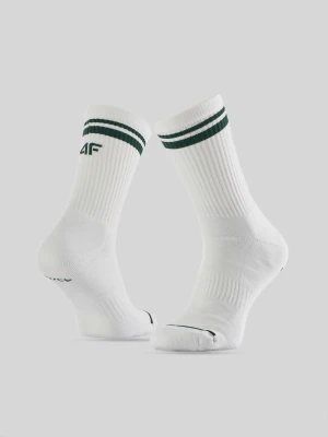 4F Skarpetki tenisowe długie (2-pack) męskie - białe 43-46