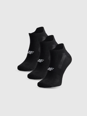4F Skarpetki treningowe przed kostkę (3-pack) męskie - czarne 39-42