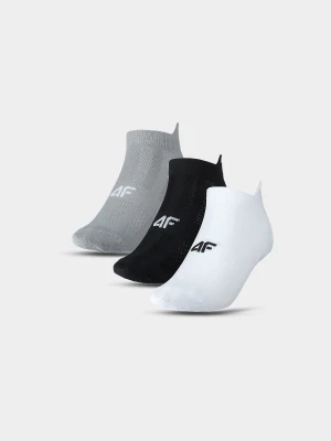 4F Skarpetki treningowe przed kostkę (3-pack) męskie - multikolor 39-42