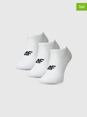 4F Skarpety (3 pary) w kolorze białym rozmiar: 35-37