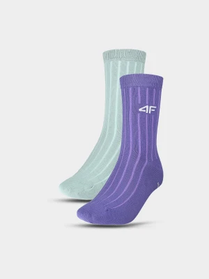 4F Skarpety casual do połowy łydki (2-pack) uniseks - multikolor 35-38