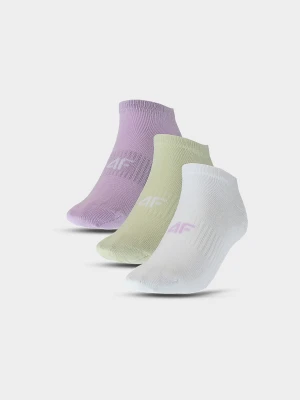 4F Skarpety casual przed kostkę (3-pack) damskie - multikolor 35-38