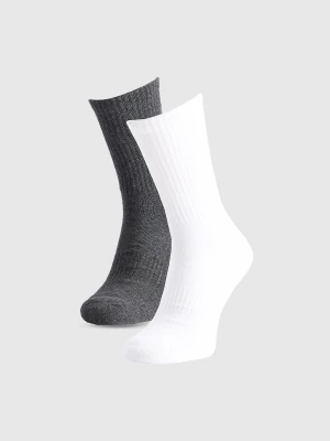 4F Skarpety casual za kostkę (2-pack) damskie - multikolor 35-38