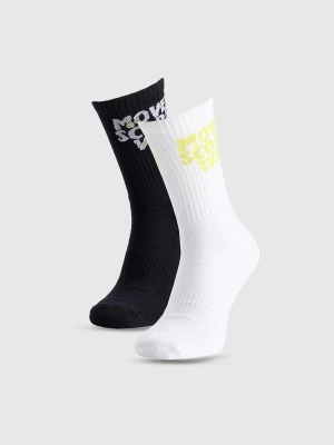 4F Skarpety casual za kostkę (2-pack) męskie - multikolor 39-42