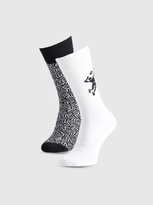 4F Skarpety casual za kostkę (2-pack) uniseks - multikolor 39-42