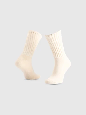 4F Skarpety casual za kostkę (3-pack) damskie - beżowe 39-42