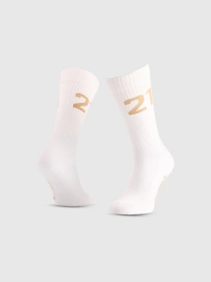 4F Skarpety casual za kostkę męskie 4F x Tomasz Fornal - beżowe 43-46