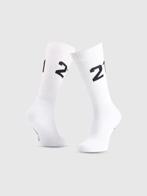 4F Skarpety casual za kostkę męskie 4F x Tomasz Fornal - białe 43-46