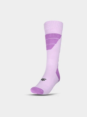 4F Skarpety narciarskie damskie - fioletowe 39-42