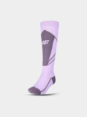 4F Skarpety narciarskie damskie - fioletowe 39-42