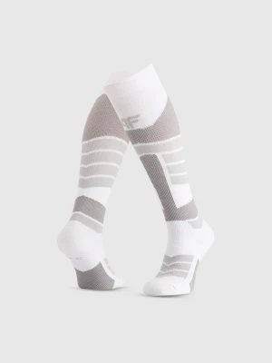 4F Skarpety narciarskie męskie - białe 35-38