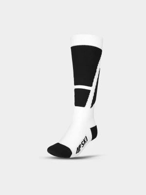 4F Skarpety narciarskie Thermolite męskie - białe 39-42