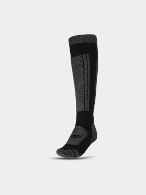 4F Skarpety narciarskie w kolorze szaro-czarnym rozmiar: 35-38