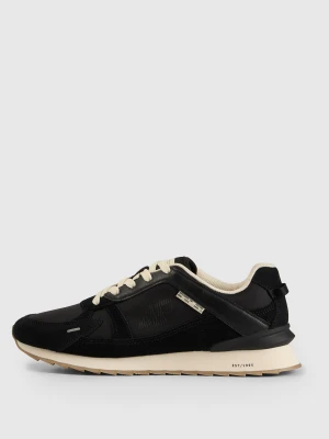 4F Sneakersy 4CITY z elementami zamszowymi damskie - czarne 36