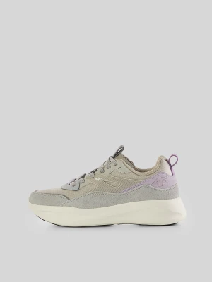 4F Sneakersy ASCENDR z elementami zamszowymi damskie - beżowe 37