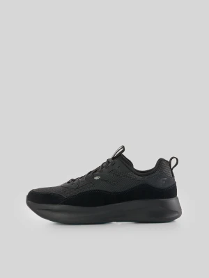 4F Sneakersy ASCENDR z elementami zamszowymi męskie - czarne 42