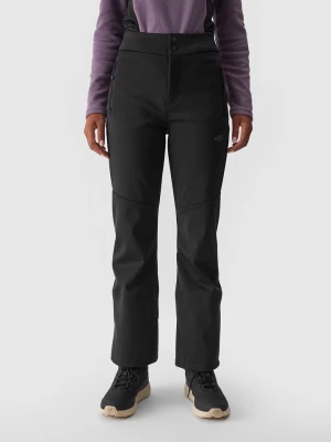 4F Softshellowe spodnie narciarskie w kolorze czarnym rozmiar: L