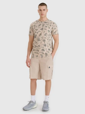 4F Spodenki casual cargo męskie - beżowe M