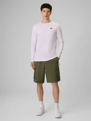 4F Spodenki casual cargo męskie - khaki L